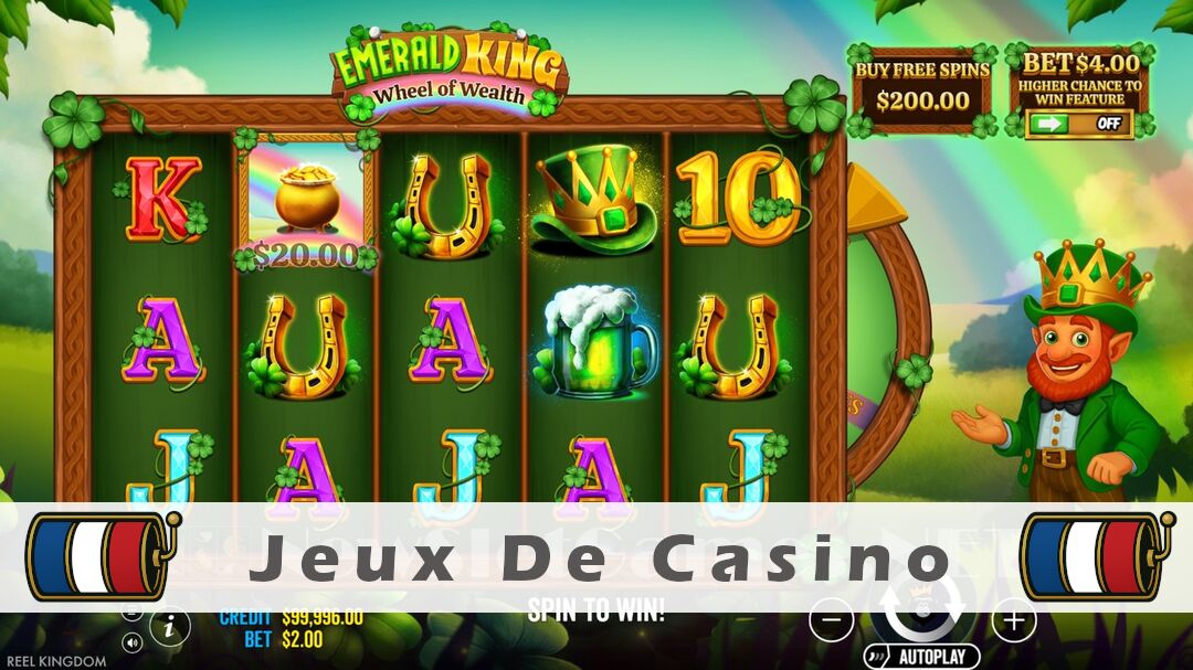 Démo de la machine à sous Emerald King Wheel of Wealth Slot