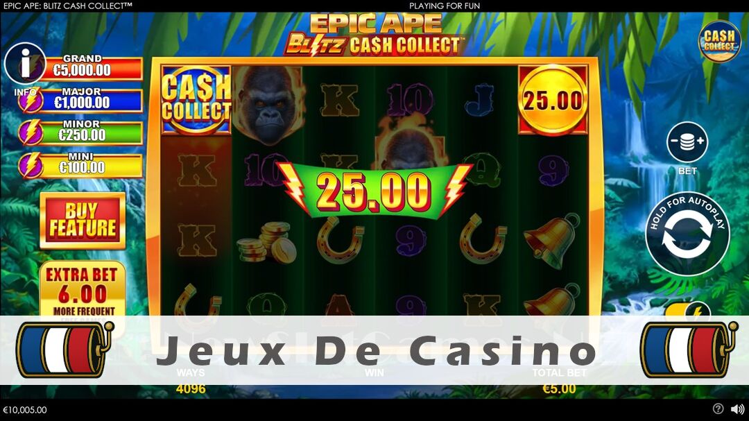 Démo de la machine à sous Epic Ape Blitz Cash Collect Slot