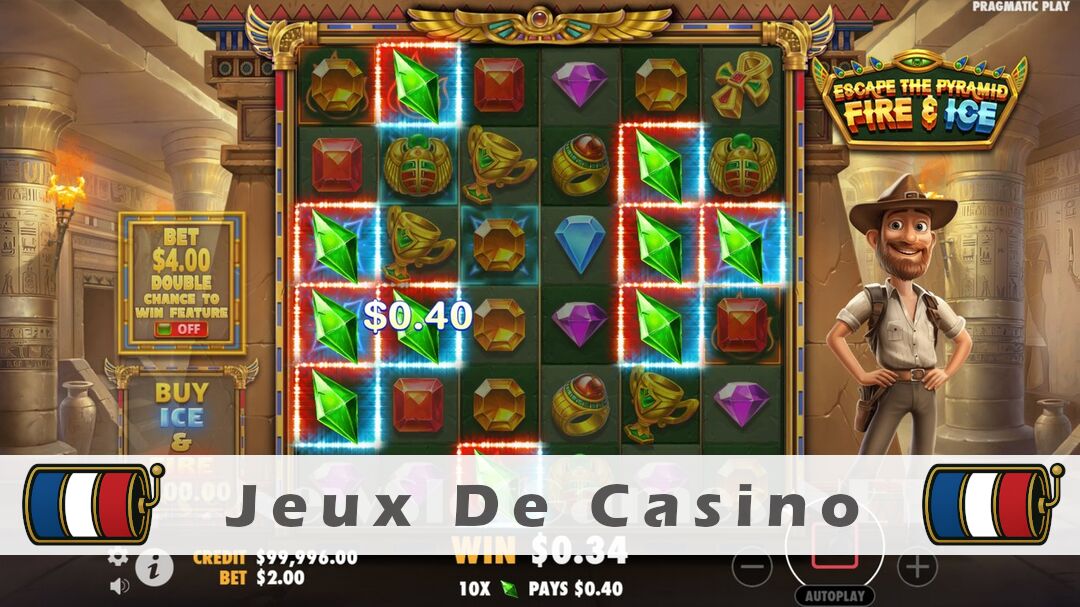 Démo de la machine à sous Escape the Pyramid – Fire & Ice Slot