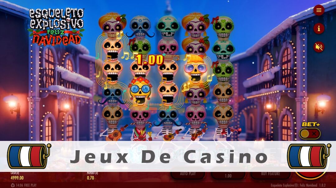 Démo de la machine à sous Esqueleto Explosivo Feliz Navidead Slot