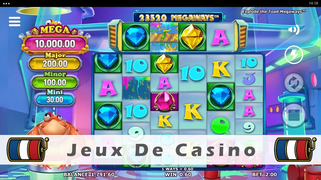 Démo de la machine à sous Explode the Toad Megaways Slot