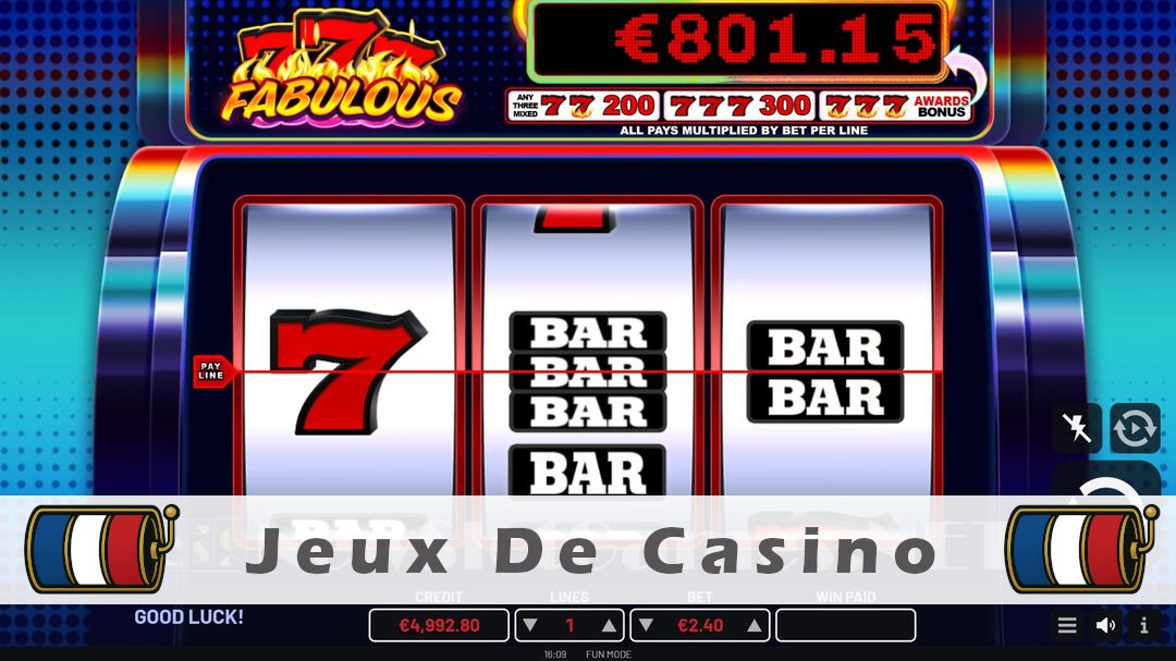 Démo de la machine à sous Fabulous 777s Slot