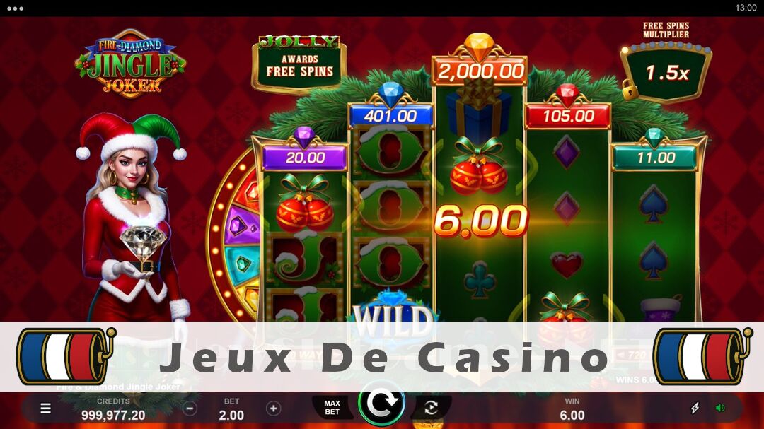 Démo de la machine à sous Fire & Diamond Jingle Joker Slot