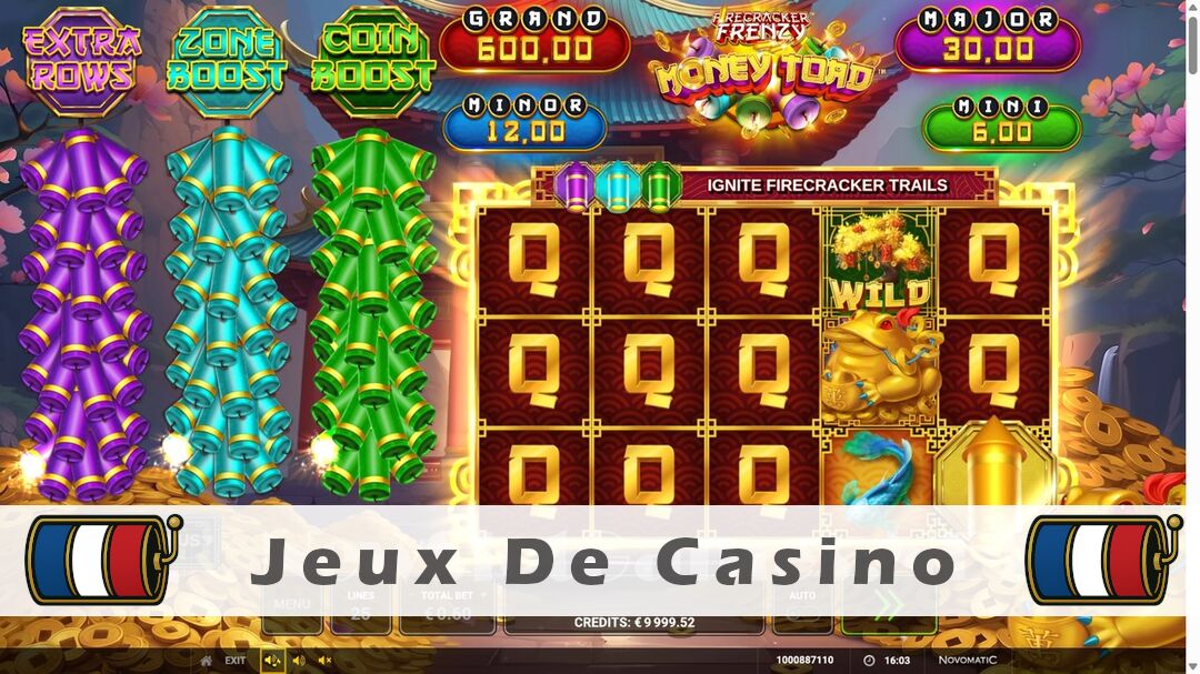 Démo de la machine à sous Firecracker Frenzy Money Toad Slot