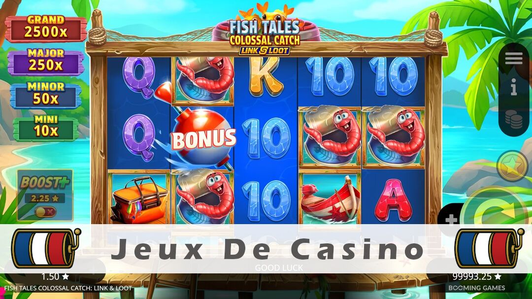 Démo de la machine à sous Fish Tales Colossal Catch Link & Loot Slot
