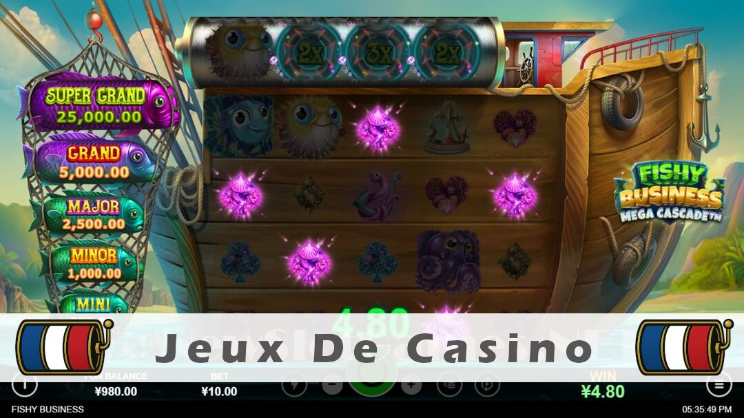 Démo de la machine à sous Fishy Business Mega Cascade Slot