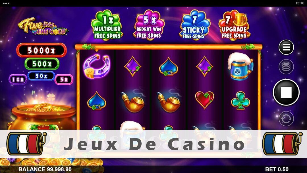 Démo de la machine à sous Fivefold the Gold Slot