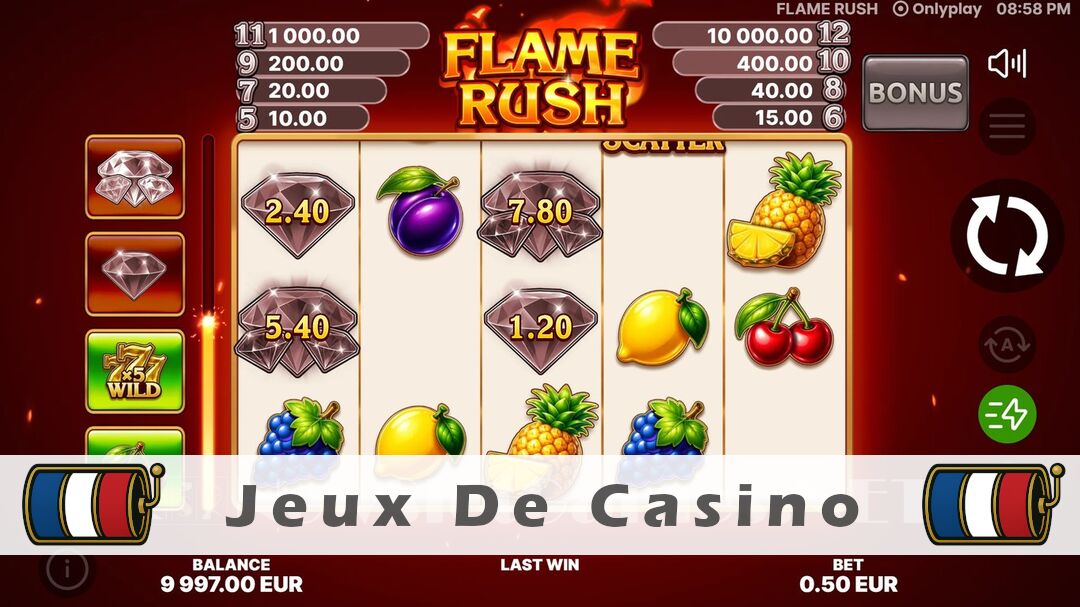 Démo de la machine à sous Flame Rush Slot
