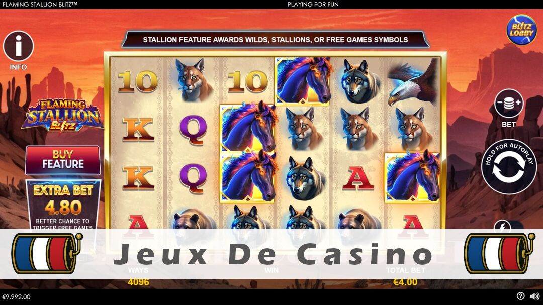Démo de la machine à sous Flaming Stallion Blitz Slot