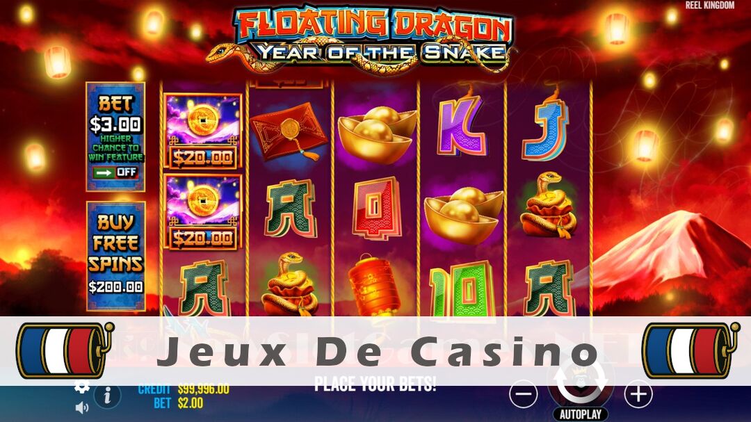 Démo de la machine à sous Floating Dragon Year of the Snake Slot