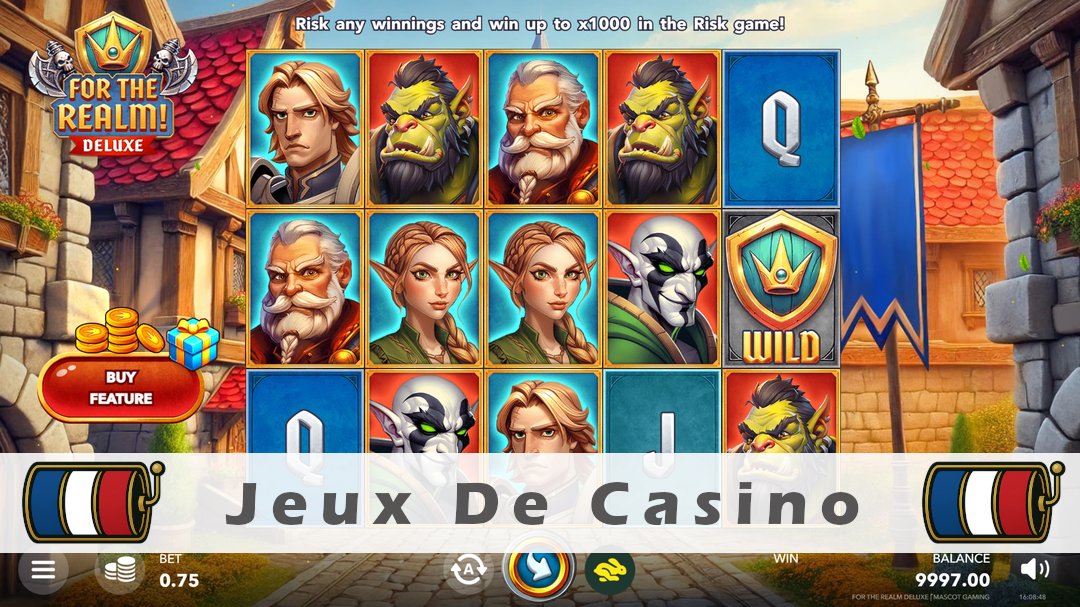 Démo de la machine à sous For The Realm Deluxe Slot