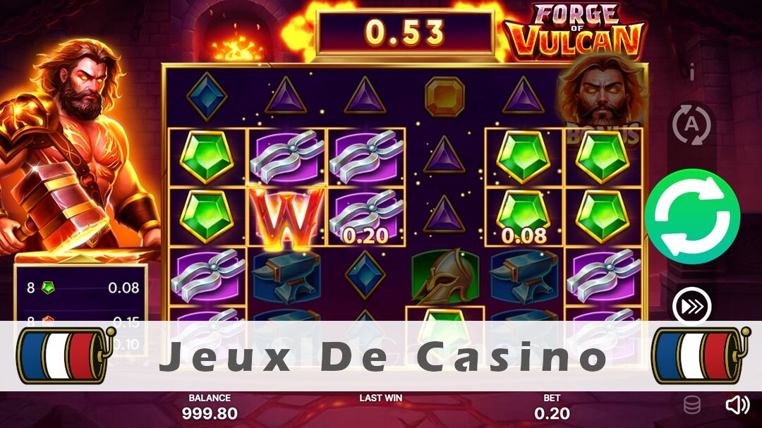 Démo de la machine à sous Forge of Vulcan Slot