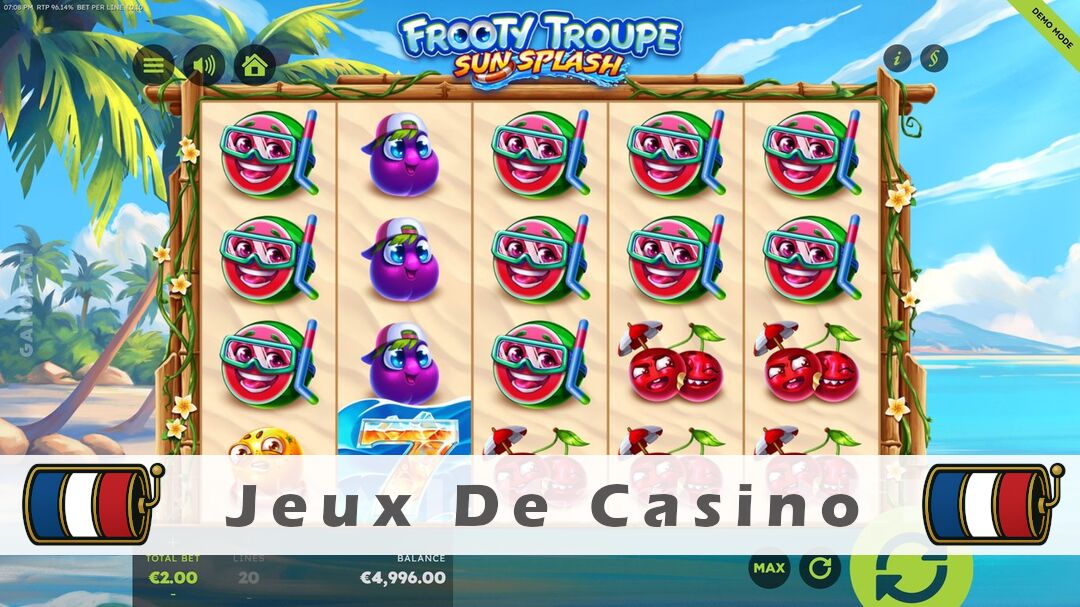Démo de la machine à sous Frooty Troupe Sun Splash Slot