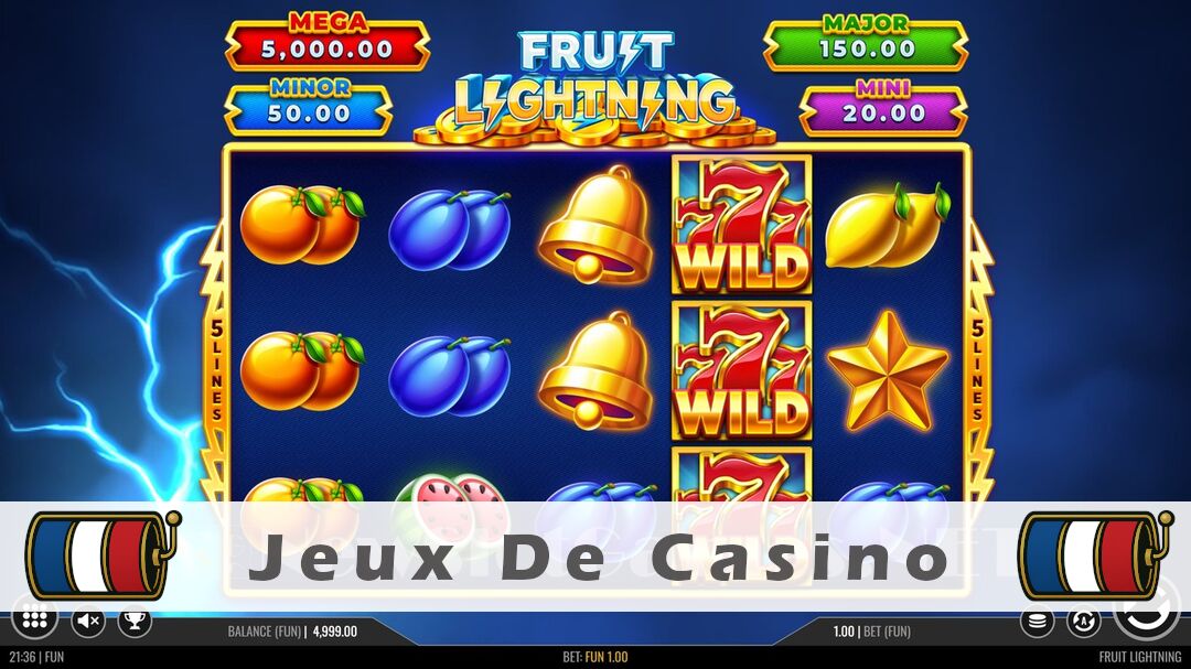 Démo de la machine à sous Fruit Lightning Slot