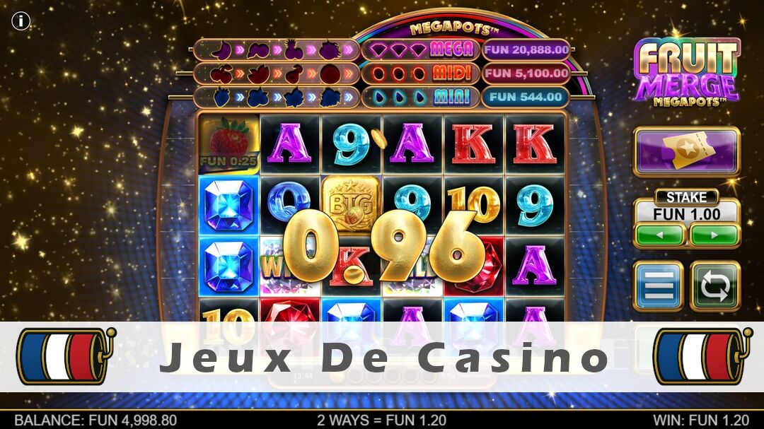 Démo de la machine à sous Fruit Merge Megapots Slot
