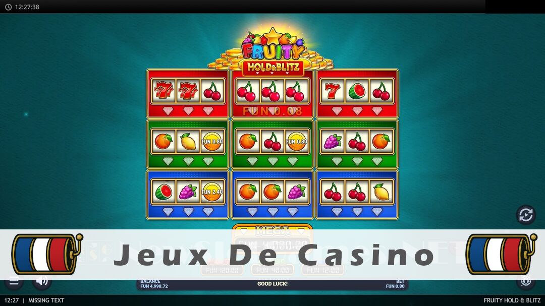 Démo de la machine à sous Fruity Hold & Blitz Slot