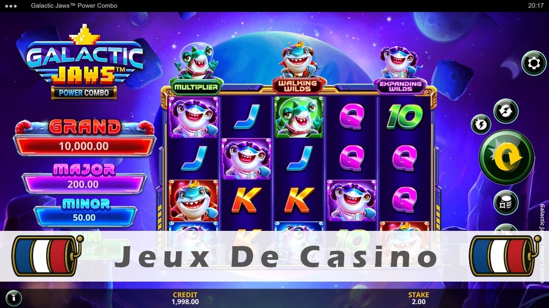 Démo de la machine à sous Galactic Jaws Power Combo Slot
