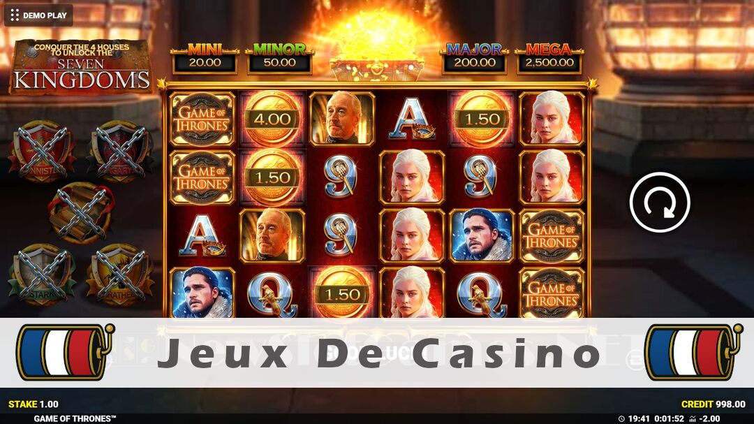 Démo de la machine à sous Game of Thrones Slot