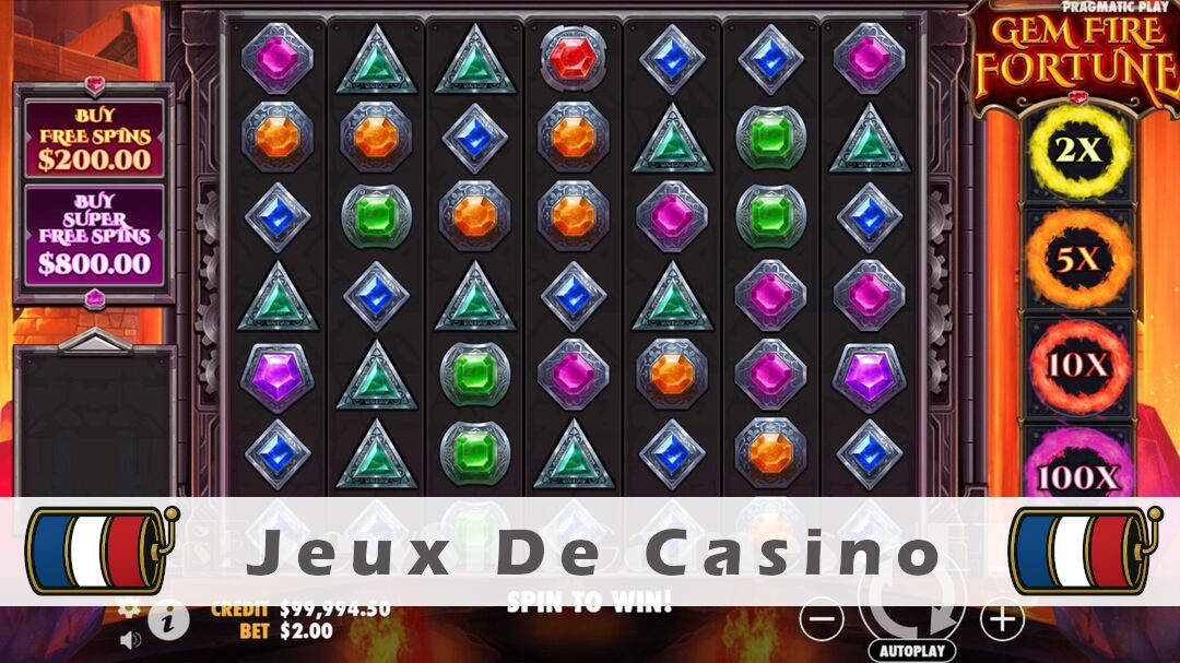 Démo de la machine à sous Gem Fire Fortune Slot
