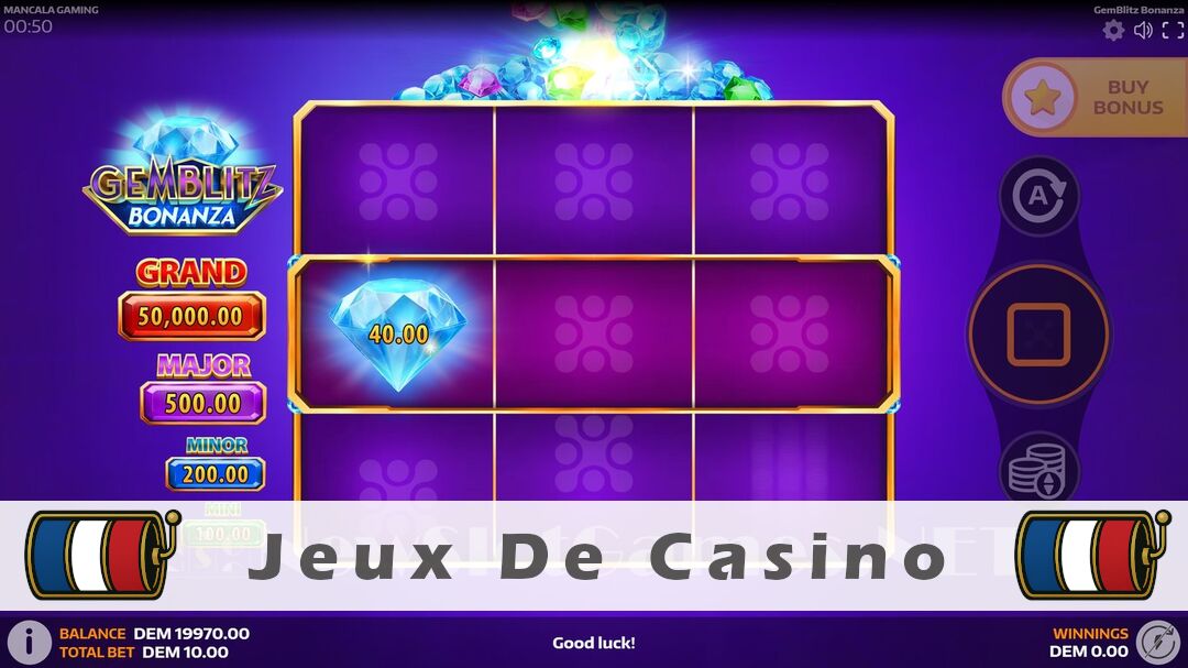 Démo de la machine à sous GemBlitz Bonanza Deluxe Slot