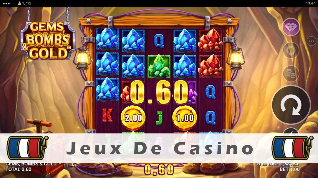 Démo de la machine à sous Gems, Bombs & Gold Slot
