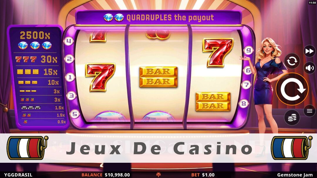 Démo de la machine à sous Gemstone Jam Slot