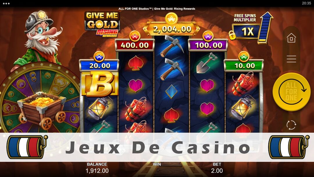 Démo de la machine à sous Give Me Gold Rising Rewards Slot