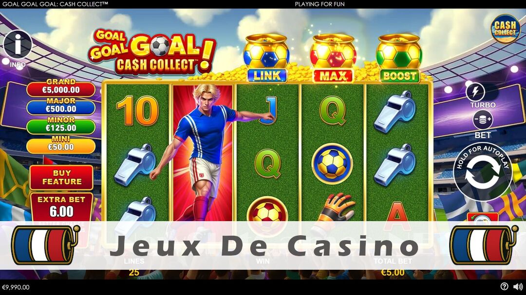 Démo de la machine à sous Goal Goal Goal Cash Collect Slot