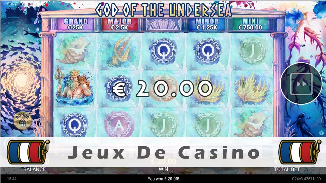 Démo de la machine à sous God of the Undersea Slot