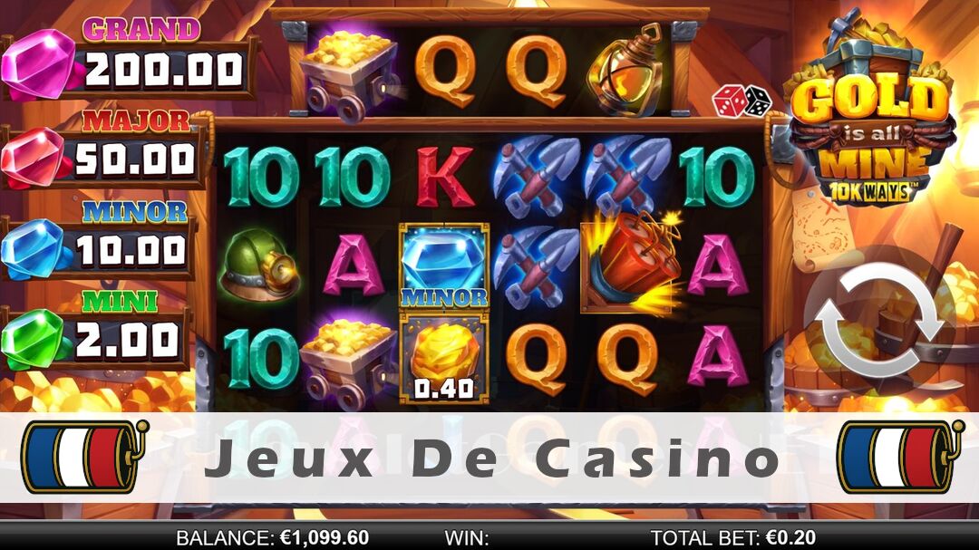 Démo de la machine à sous Gold Is All Mine 10K Ways Slot