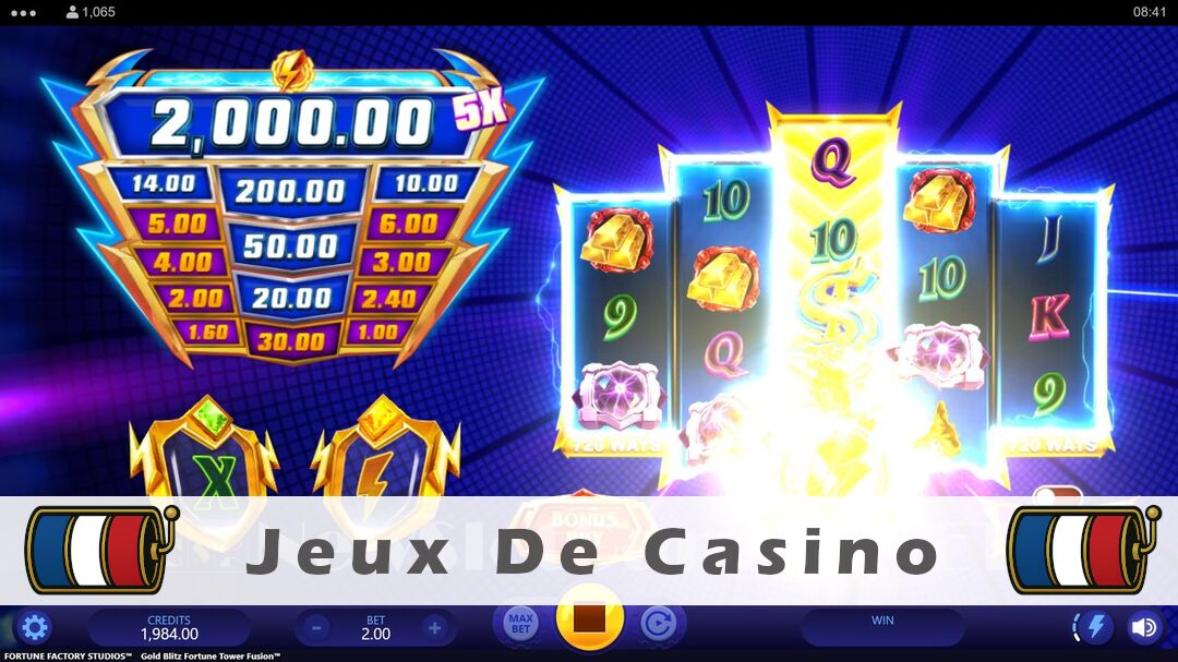 Démo de la machine à sous Gold Blitz Fortune Tower Fusion Slot