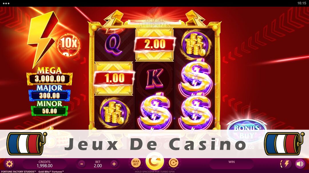 Démo de la machine à sous Gold Blitz Fortunes Slot