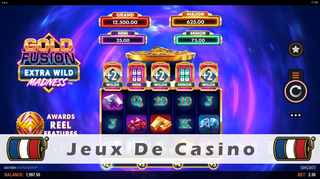 Démo de la machine à sous Gold Fusion Extra Wild Madness Slot