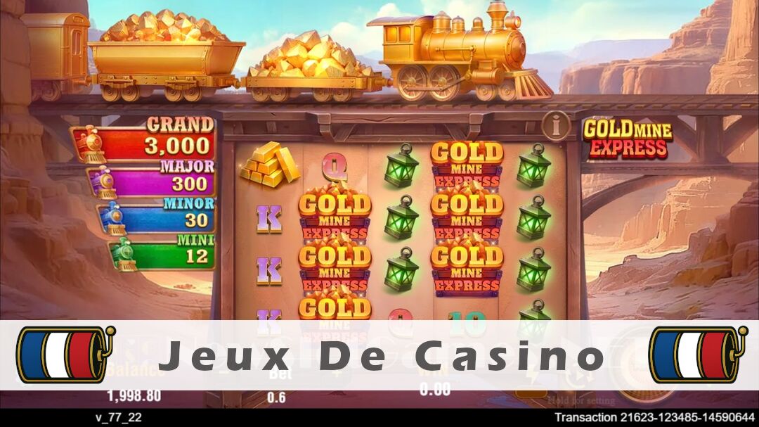 Démo de la machine à sous Gold Mine Express Slot