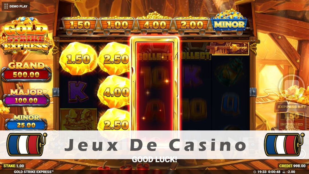 Démo de la machine à sous Gold Strike Express Slot