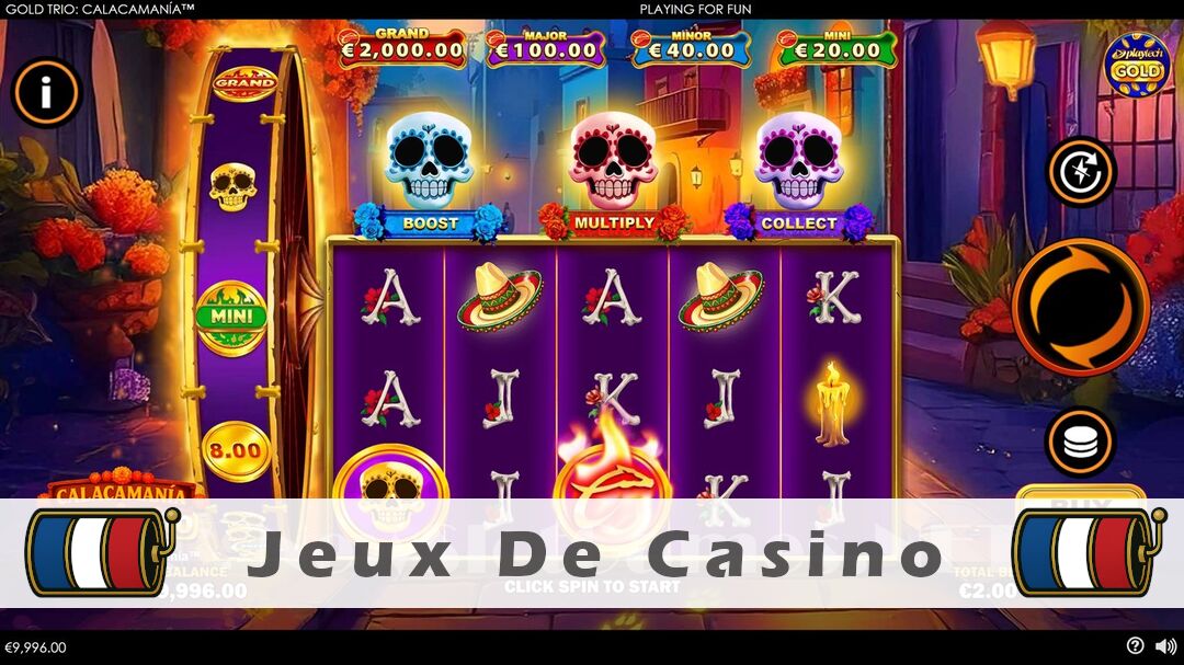Démo de la machine à sous Gold Trio Calacamania Slot