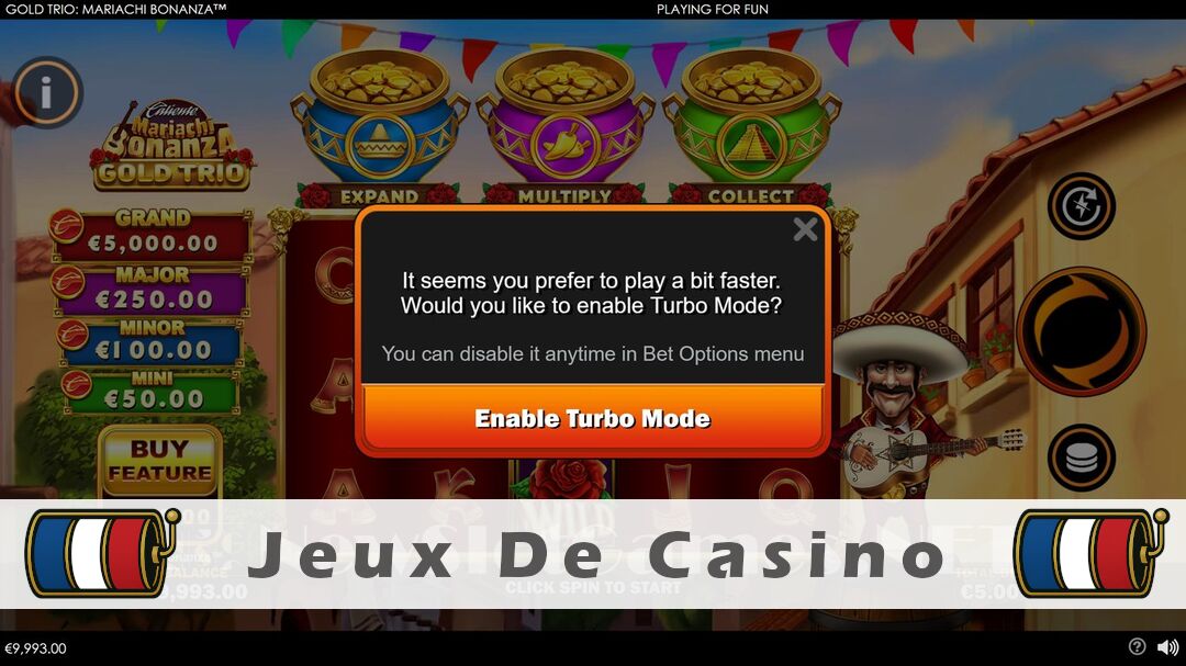Démo de la machine à sous Gold Trio Mariachi Bonanza Slot