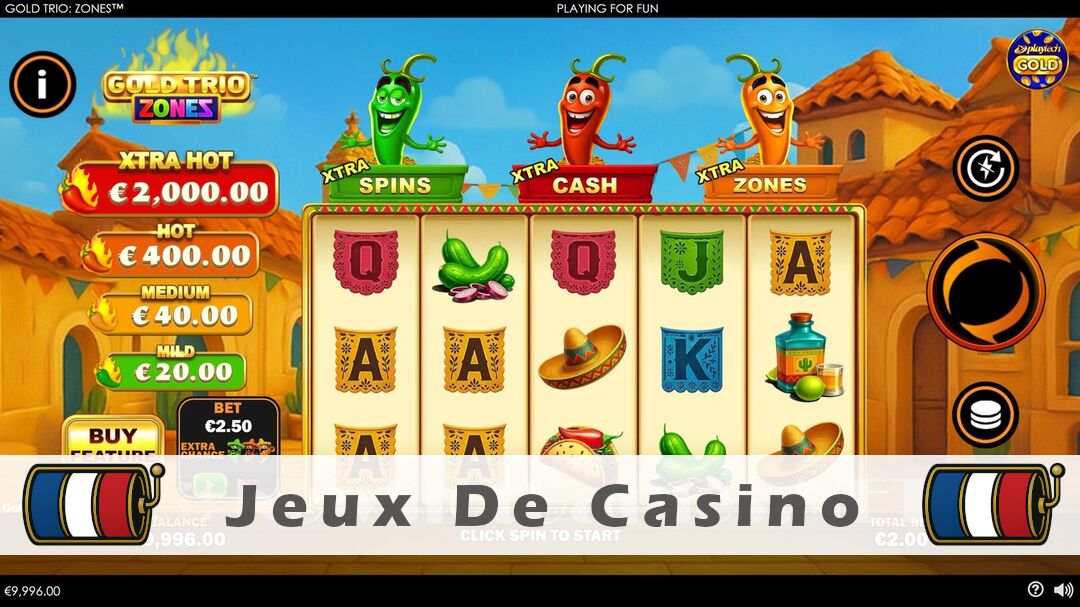 Démo de la machine à sous Gold Trio Zones Slot