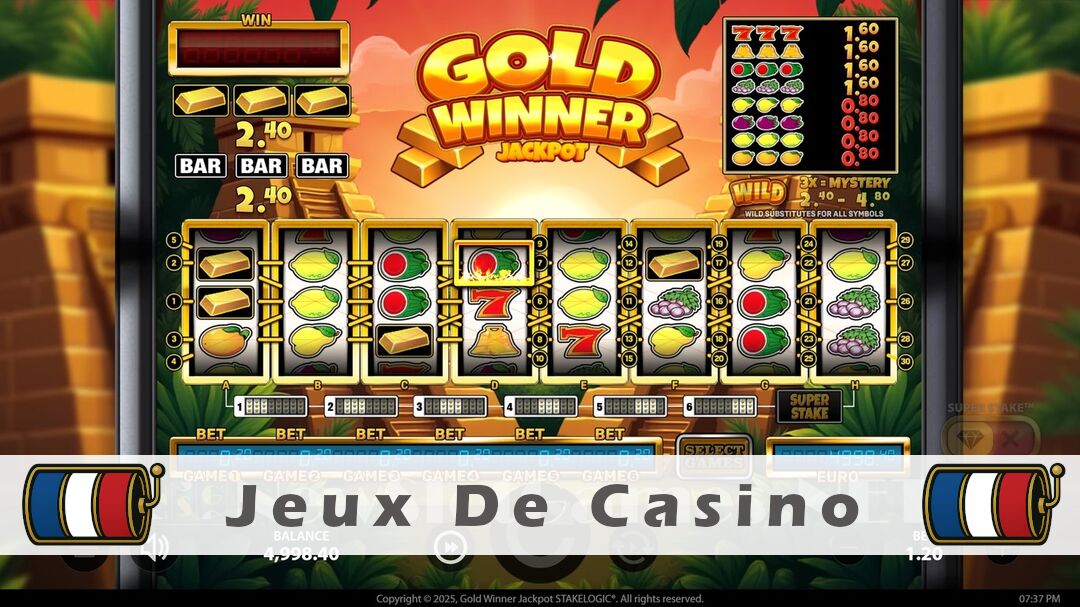 Démo de la machine à sous Gold Winner Jackpot Slot