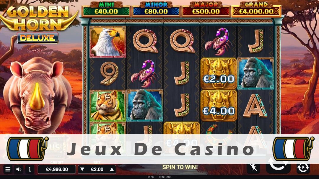 Démo de la machine à sous Golden Horn Deluxe Slot