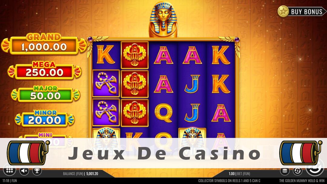 Démo de la machine à sous The Golden Mummy Hold & Win Slot