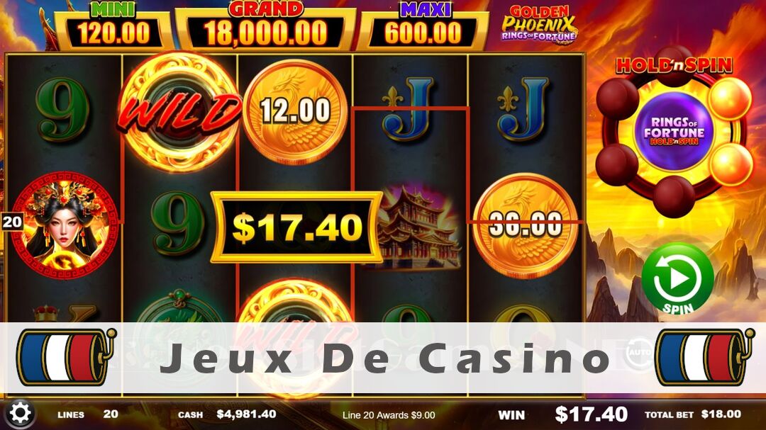 Démo de la machine à sous Golden Phoenix Rings of Fortune Slot