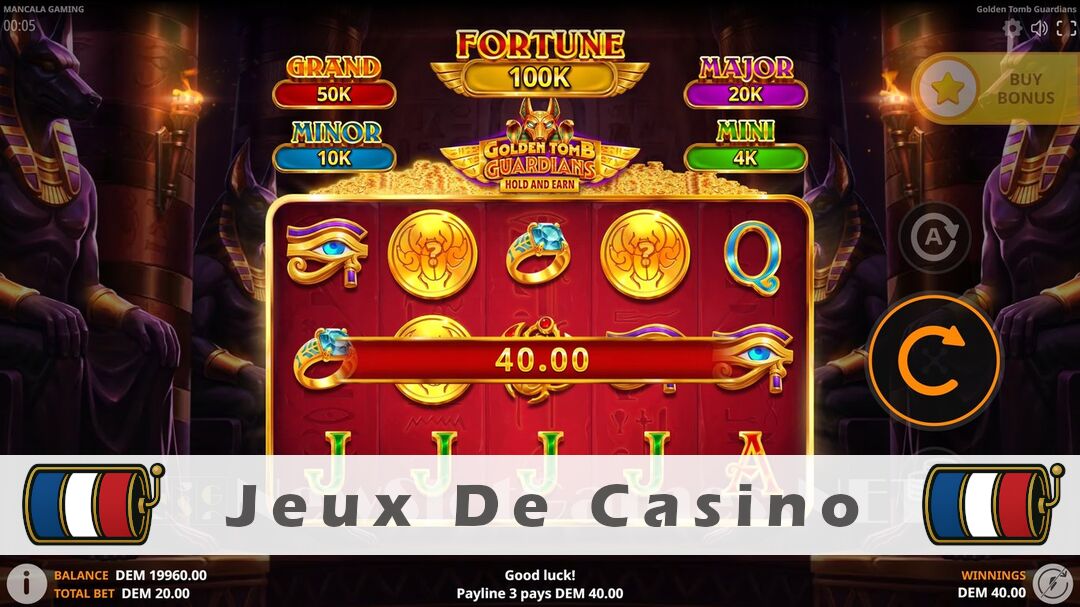 Démo de la machine à sous Golden Tomb Guardians Slot
