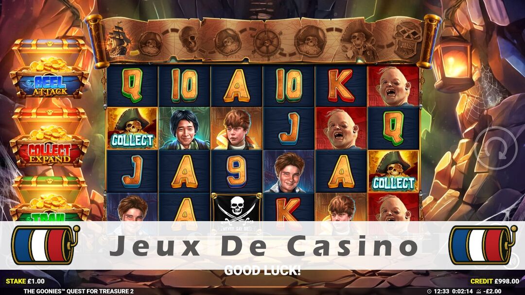 Démo de la machine à sous The Goonies Quest For Treasure 2 Slot
