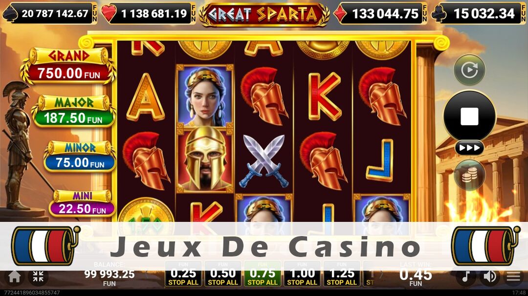 Démo de la machine à sous Great Sparta Slot