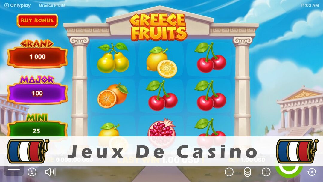 Démo de la machine à sous Greece Fruits Slot