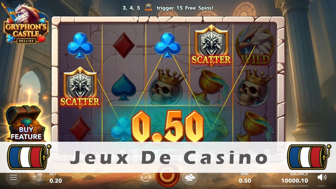 Démo de la machine à sous Gryphons Castle Deluxe Slot