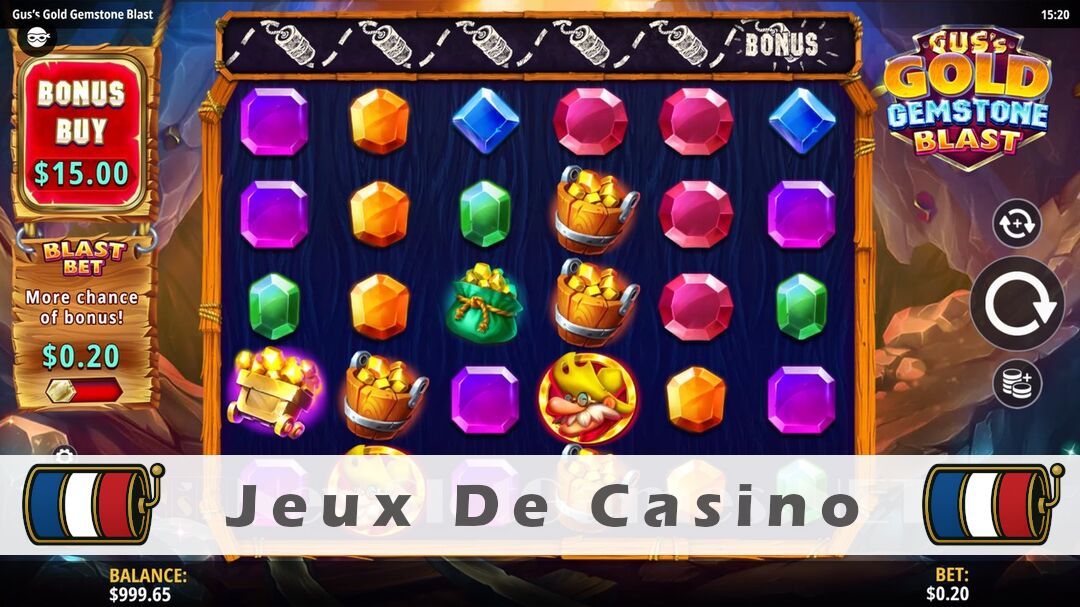 Démo de la machine à sous Guss Gold Gemstone Blast Slot