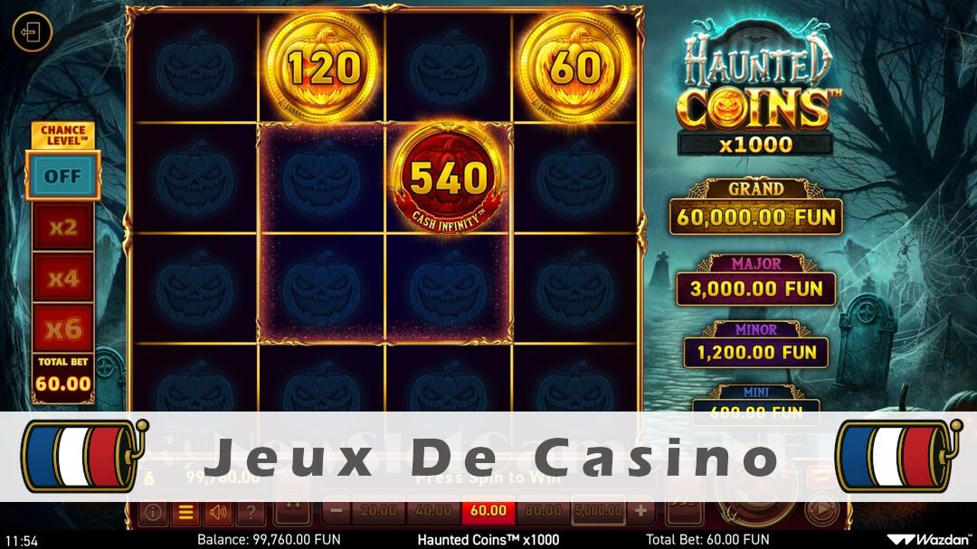 Démo de la machine à sous Haunted Coins x1000 Slot