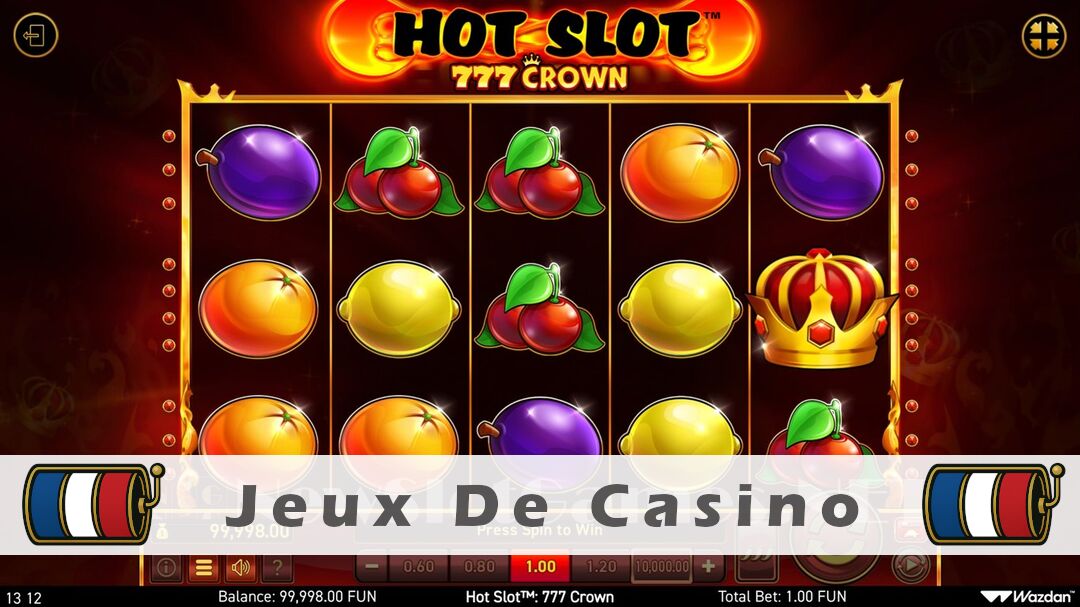 Démo de la machine à sous Hot Slot 777 Diamond Crown Slot